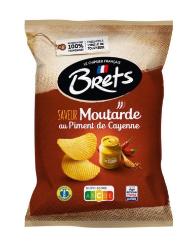 Chips saveur Moutarde au piment de Cayenne - Brets