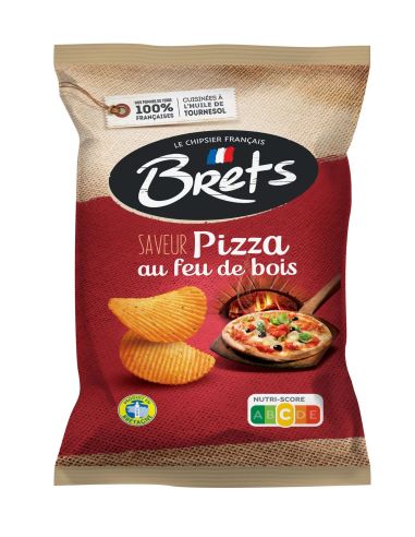 Chips saveur Pizza au Feu de Bois - Brets
