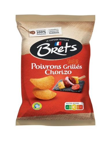 Chips saveur Poivrons Grillés Chorizo - Brets