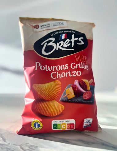 Chips saveur Poivrons Grillés Chorizo - Brets