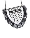 Fanion pour voiture Bretagne