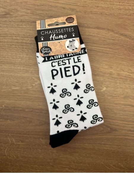 Chaussettes - "La Bretagne c'est le pied !"