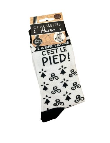 Chaussettes - "La Bretagne c'est le pied !"