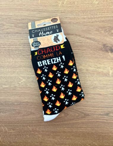 Chaussettes - "Chaud comme la Breizh !"