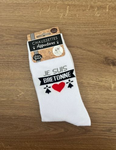 Chaussettes - "Je suis Bretonne"