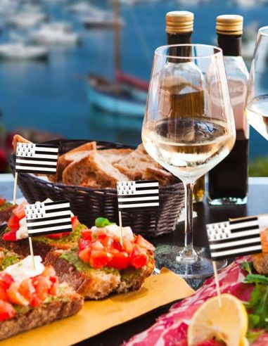 Mini cure dent Drapeau Breton - 24 pcs