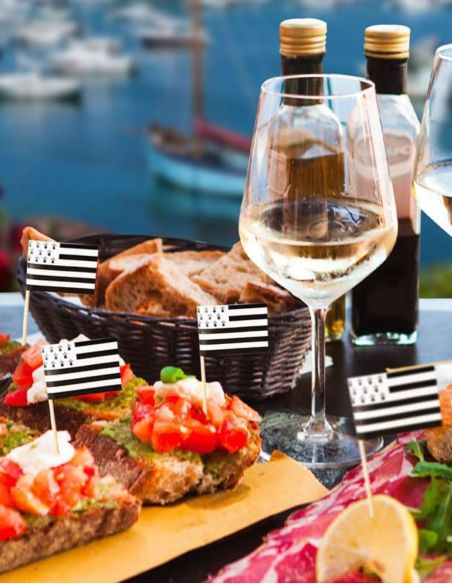Mini cure dent Drapeau Breton - 24 pcs
