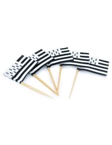 Mini cure dent Drapeau Breton - 24 pcs