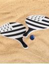 Set de 2 raquettes de plage drapeau breton + balle