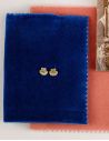 Boucles d'oreilles puces | Coquille Saint-Jacques