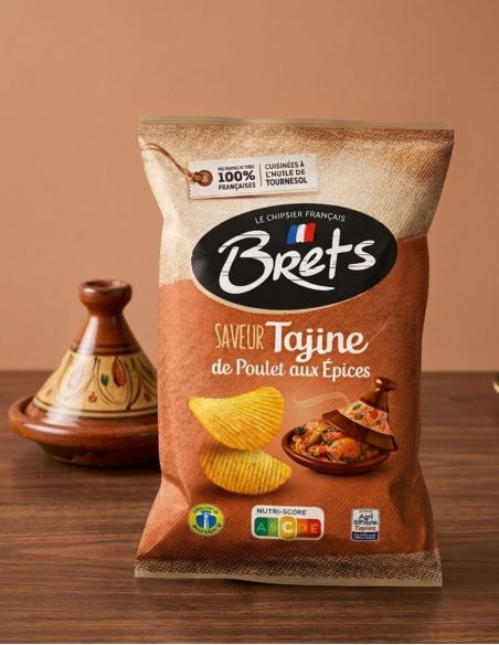 Chips saveur tajine de poulet aux épices - Brets