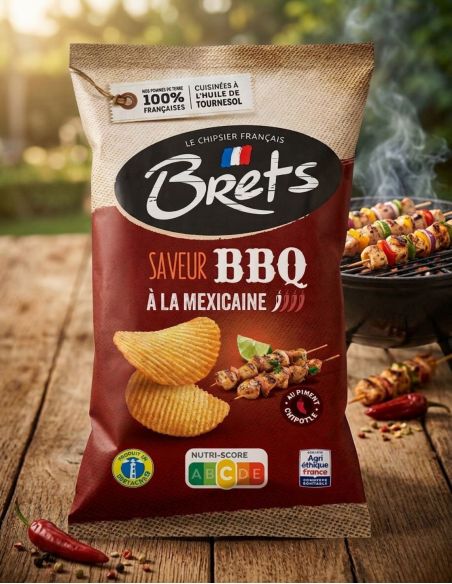 Chips saveur Barbecue et Mexicaine - Brets