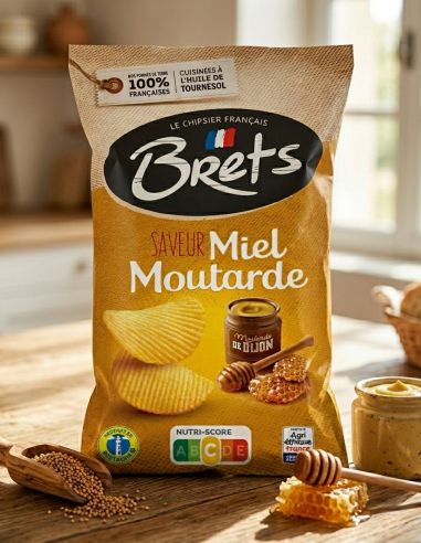 Chips sabor Miel Mostaza - Brets 
