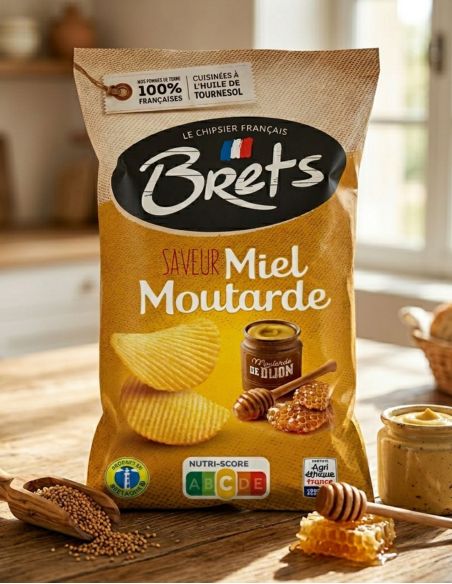 Chips sabor Miel Mostaza - Brets 