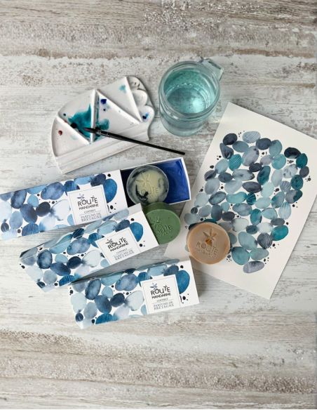 Coffret savons AQUARELLE "Parfums de Bretagne"