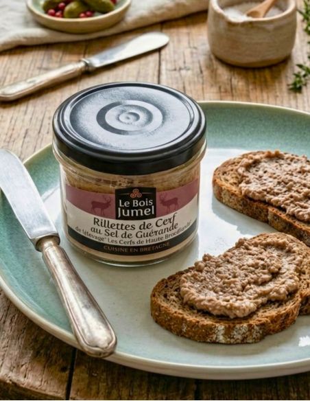 Hirschrillette mit Guérande-Salz - 90g