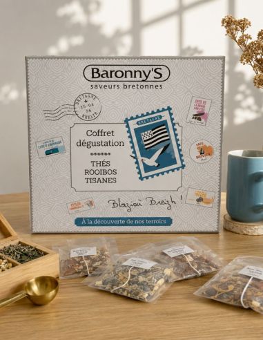 Coffret mix Thé et Tisane "Saveurs Bretonne"