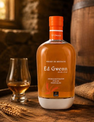 Whisky Ed Gwen double maturation fûts de porto blanc