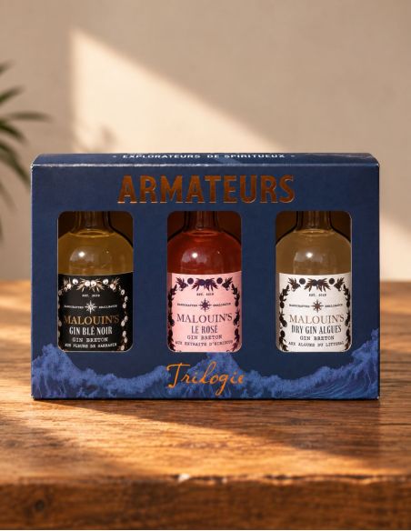 Coffret découverte gins Malouin's