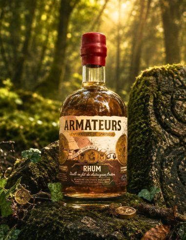 Rhum vieilli en fût de châtaigner Breton