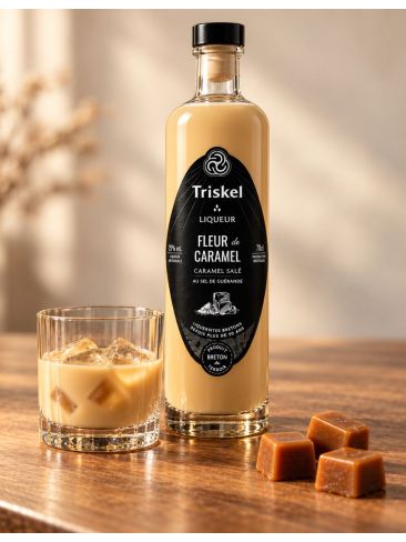 Liqueur Fleur de Caramel - Triskel