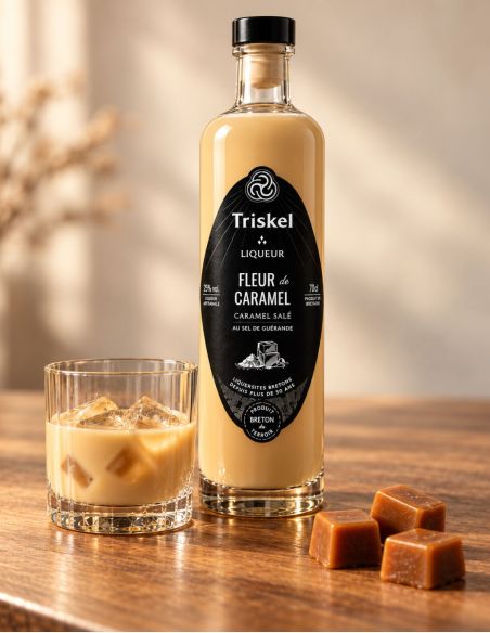 Liqueur Fleur de Caramel - Triskel
