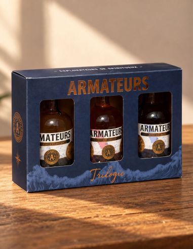 Coffret 3 rhums Trésors oubliés - Armateurs de rhums