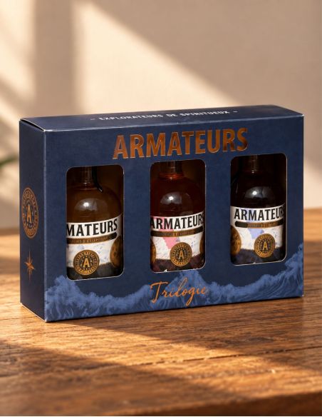 Coffret 3 rhums Trésors oubliés - Armateurs de rhums