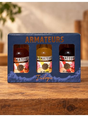 Coffret 3 rhums Cuvées d'assemblages - Armateurs de rhums