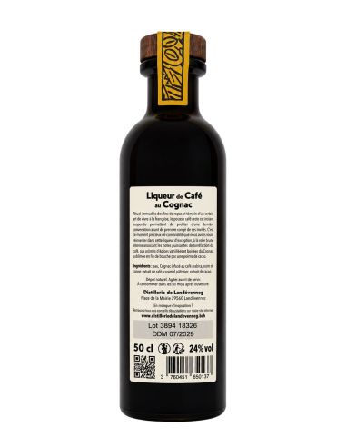 Liqueur de café au cognac - Distillerie de Landevenneg