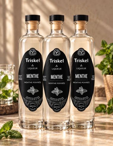 Pack de 3 Liqueurs Menthe poivrée - Triskel