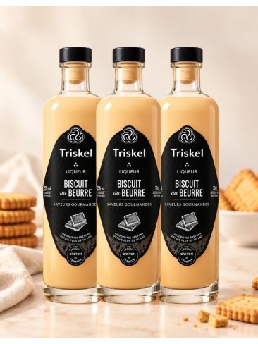 Pack de 3 Liqueurs Biscuit au Beurre - Triskel