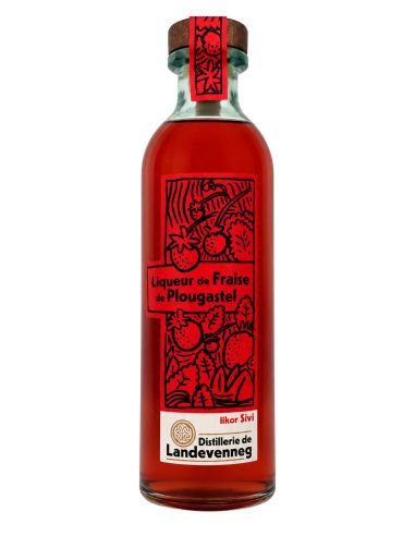 Liqueur de fraise de Plougastel - Distillerie de Landevenneg