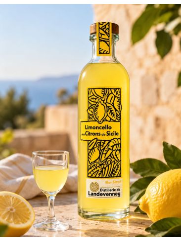 Limoncello aux citrons de Sicile - Distillerie de Landevenneg