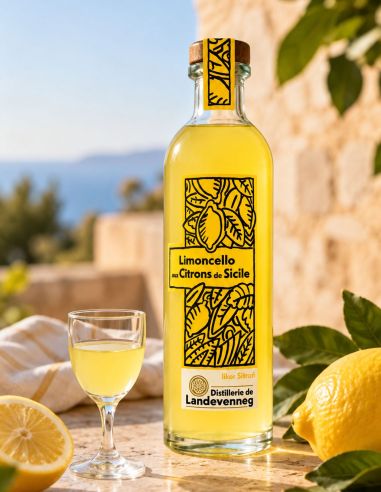 Limoncello aux citrons de Sicile - Distillerie de Landevenneg