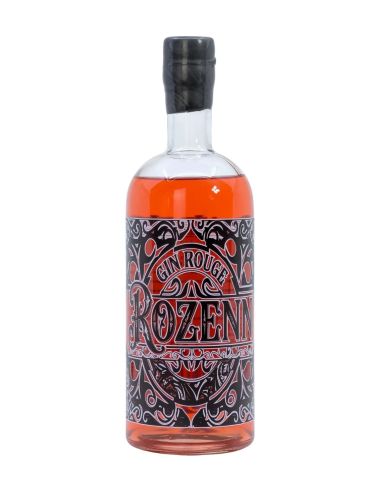 Ginebra roja ROZENN 40° - Breizh'Cool