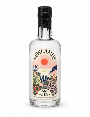 Ginebra Newlands con cáñamo - 70cl