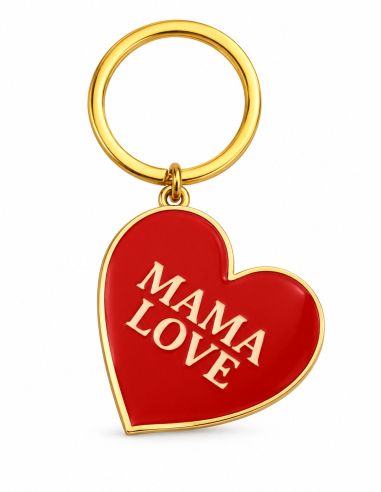 Porte-clés Coeur "Mama love"